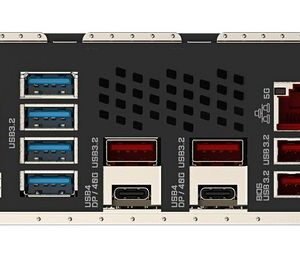 Gigabyte X870E AORUS MASTER Motherboard - Supports AMD Ryzen 9000 CPUs, 16+2+2 Phases Digital VRM, up to 8600MHz DDR5 (OC), 3xPCIe 5.0 + 1xPCIe 4.0, Wi-Fi 7, 5GbE LAN, USB 4