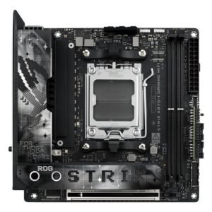 Asus ROG Strix X870-I Mini-ITX scheda madre AM5 con DDR5 fino a 96GB, WiFi 7, Bluetooth 5.4, LAN 2.5Gb, PCIe 5.0, doppio M.2, BIOS UEFI e design compatto per build gaming ad alte prestazioni