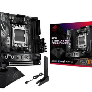 Asus AMD X870 Mini-ITX scheda madre con socket AM5, DDR5, PCIe 5.0, LAN 2.5GbE, Wi-Fi 7 e Bluetooth 5.4