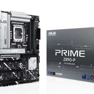 Asus PRIME Z890-P Gaming DDR5 LGA1851 – ATX con PCIe 5.0, 4 slot M.2, DisplayPort e HDMI, supporto Intel Core Ultra Series 2, prestazioni elevate per gaming e creatività