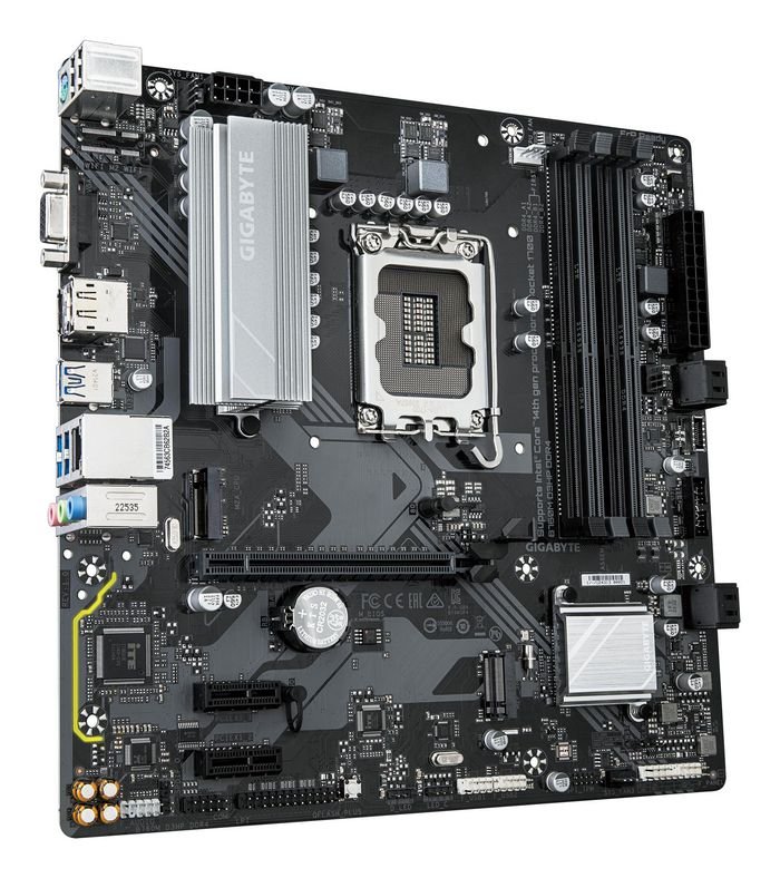 Gigabyte B760M D3HP DDR4 Motherboard - Supports Intel Core 14th Gen CPUs, 4+1+1 Phases Digital VRM, up to 5333MHz DDR4 (OC), 2xPCIe 4.0 M.2, GbE LAN, USB 3.2 Gen1** - immagine 4