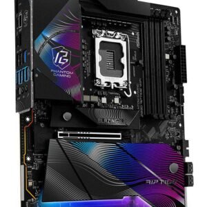 Asrock Z890 Riptide WiFi DDR5 LGA1851 – ATX con PCIe 5.0, 4 slot M.2, supporto Intel Core Ultra Series 2, rete veloce e prestazioni per gaming di alto livello