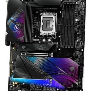 Asrock Z890 Riptide WiFi DDR5 LGA1851 – ATX con PCIe 5.0, 4 slot M.2, supporto Intel Core Ultra Series 2, rete veloce e prestazioni per gaming di alto livello