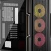 Cabinet Corsair iCUE 5000T RGB Black ATX Mid Tower con vetro temperato, ARGB e USB-C