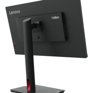 Monitor Lenovo 23.8” Full HD 1920x1080 / IPS W-LED / 99% sRGB / HDMI + DisplayPort 1.2 + USB Hub / Regolabile in altezza / VESA 100x100 / Flicker-Free / Low Blue Light / Nero Raven / No audio