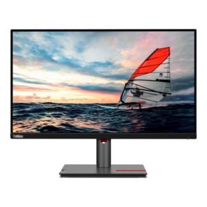 Monitor Lenovo 24,5" IPS LED Full HD 1920x1080, 100Hz, HDMI 2.1, DP 1.4, USB Hub, Regolabile, VESA 100x100, 250cd/m², 1300:1, sRGB 99%, Low Blue Light, TCO 9.0, Flicker Free, Classe D, Nero