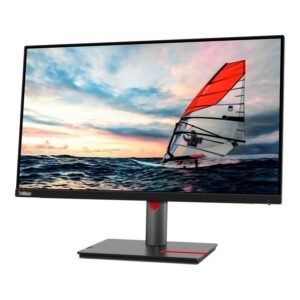 Monitor Lenovo 24,5" IPS LED Full HD 1920x1080, 100Hz, HDMI 2.1, DP 1.4, USB Hub, Regolabile, VESA 100x100, 250cd/m², 1300:1, sRGB 99%, Low Blue Light, TCO 9.0, Flicker Free, Classe D, Nero