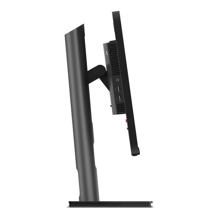 Lenovo Monitor 24.5" Full HD IPS 1920x1080 – Display Office Anti-Glare con 100Hz, Low Blue Light, Flicker-Free, Ergonomia Regolabile, Hub USB e HDMI/DisplayPort - immagine 5