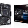 Asus B450 Micro ATX Motherboard AM4 con M.2 PCIe 3.0, LAN Gigabit e supporto HDMI/DVI-D/D-Sub