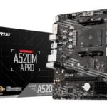 MSI AMD A520, 2x DDDR4, VGA, DVI-D, HDMI, SATA III, M.2, USB 3.2, 1G LAN, Micro-ATX, 244x220 mm-W128257957-EET