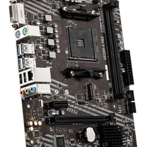 MSI AMD A520, 2x DDDR4, VGA, DVI-D, HDMI, SATA III, M.2, USB 3.2, 1G LAN, Micro-ATX, 244x220 mm-W128257957-EET