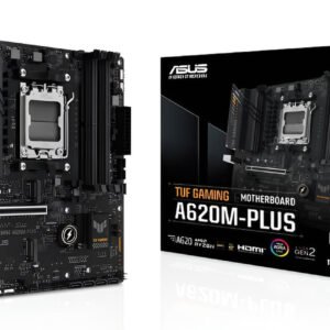 Asus TUF GAMING A620M-PLUS scheda madre micro ATX AM5 DDR5 con HDMI 2.1 e LAN 2.5Gb