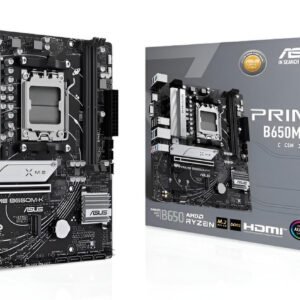 Asus B650 scheda madre Micro-ATX AM5 con DDR5, PCIe 5.0 M.2, HDMI, VGA, LAN 2.5Gb