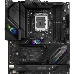Asus ROG STRIX B760-F GAMING WIFI scheda madre ATX LGA1700 con DDR5 128GB, PCIe 5.0, 3 M.2, LAN 2.5GbE, Wi-Fi 6E e audio Realtek 7.1
