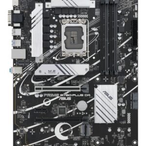 Asus PRIME B760-PLUS D4 Scheda Madre ATX con PCIe 5.0, Triplo Slot M.2 PCIe 4.0, DDR4, LAN 2.5Gb, USB 3.2 Gen2x2 Type-C, Supporto Thunderbolt USB4 e Aura Sync RGB
