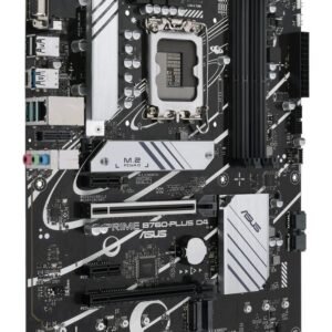 Asus PRIME B760-PLUS D4 Scheda Madre ATX con PCIe 5.0, Triplo Slot M.2 PCIe 4.0, DDR4, LAN 2.5Gb, USB 3.2 Gen2x2 Type-C, Supporto Thunderbolt USB4 e Aura Sync RGB