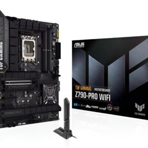 Asus TUF GAMING Z790-PRO WIFI scheda madre ATX LGA1700 con DDR5 192GB, PCIe 5.0, 4 M.2, Wi-Fi 6E, LAN 2.5GbE e audio Realtek 7.1