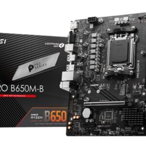 MSI AMD B650, 2x DDR5, 6800MHz, 1x HDMI, 1x VGA, 1x M.2, 4x SATA 6G, mATX-W128827189-EET