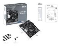 Asus AMD A520 (Ryzen AM4) micro-ATX motherboard with M.2 support, Realtek 1Gb Ethernet, HDMI, SATA 6 Gbps, rear and front USB 5Gbps support-W128853062-EET