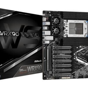 Asrock WRX90 Motherboard - Socket AMD sTR5 per Ryzen Threadripper PRO 9000, 7000WX, 8xDDR5 fino a 2000GB, 2xM.2 PCIe, Dual LAN RJ45, EEB