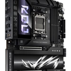 Asus ROG Crosshair – Scheda Madre Gaming AM5 con DDR5 fino a 192GB, PCIe 5.0, Wi-Fi 7, Teamed Power Solution, AI Networking II, AI Cooling II e Tecnologia NitroPath DRAM
