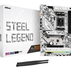 ASRock B650 ATX – Scheda Madre AM5 con DDR5 fino a 192GB, 3x M.2, PCIe 5.0, LAN, Wi-Fi, SATA III e BIOS UEFI per massime prestazioni e stabilità-W129021730-EET