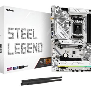 Asrock B650 ATX WIFI scheda madre AM5 con DDR5 fino a 192GB, 3 slot M.2, 4 porte SATA III, Wi-Fi 6E, Bluetooth 5.2 e LAN 2.5GbE