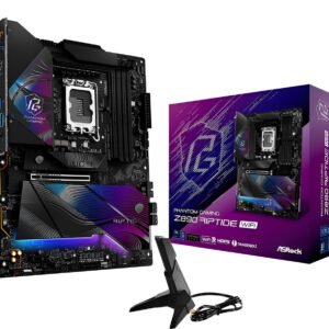 Asrock Z890 Riptide WiFi scheda madre ATX Intel Z890 con socket LGA 1851, DDR5 fino a 9466 MHz, PCIe 5.0, LAN Killer 2.5GbE, Wi-Fi 7 e Thunderbolt 4