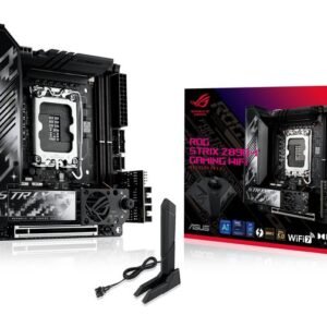 Asus ROG Strix Z890 Mini-ITX DDR5 LGA1851 – Wi-Fi 7, LAN 2.5GbE, PCIe 5.0 e potenza estrema in formato compatto per gaming e creazione di contenuti