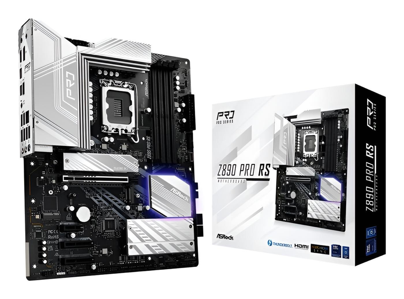 Asrock Z890 PCIe Gen5 scheda madre ATX con supporto DDR5, PCIe 5.0, LAN 2.5GbE, M.2 Gen5 e Thunderbolt
