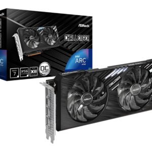 Asrock Intel Arc A750 scheda video gaming 8GB GDDR6 256 bit PCI Express 4.0 con doppia ventola e uscite HDMI 2.0b e DisplayPort 2.0