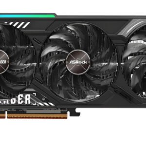 Asrock AMD Radeon RX 9070 16GB GDDR6 256 bit GPU PCI Express 5.0 con tripla ventola Striped Axial Fan e connessioni DisplayPort 2.1 e HDMI 2.1