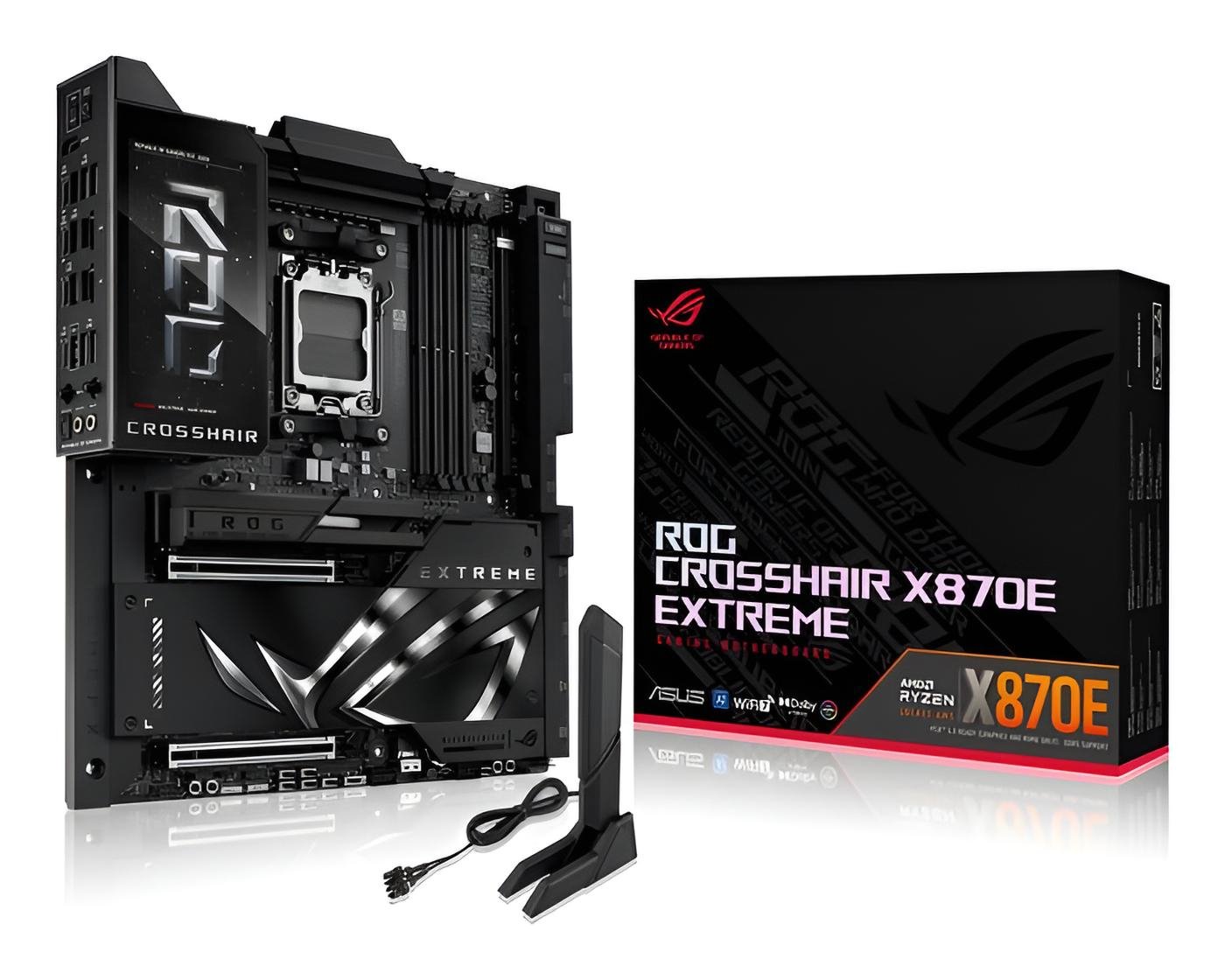 Asus ROG CROSSHAIR X870E EXTREME scheda madre E-ATX AM5, DDR5, PCIe 5.0, Wi-Fi 7, LAN 10GbE, 5 slot M.2