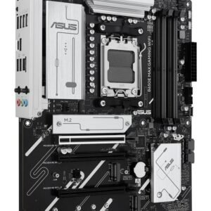 Asus B650E MAX GAMING WIFI – Scheda Madre ATX Socket AM5 con supporto DDR5 fino a 8000+ MT/s, PCIe 5.0, 3x M.2, Wi-Fi 6E, LAN 2.5Gb, Aura Sync RGB e DisplayPort/HDMI