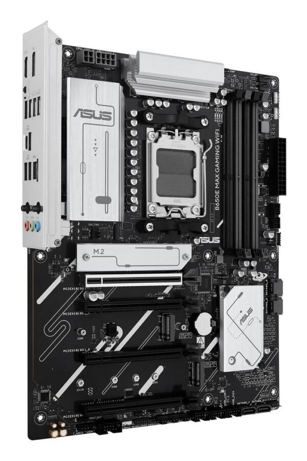 Asus B650E MAX GAMING WIFI – Scheda Madre ATX Socket AM5 con supporto DDR5 fino a 8000+ MT/s, PCIe 5.0, 3x M.2, Wi-Fi 6E, LAN 2.5Gb, Aura Sync RGB e DisplayPort/HDMI - immagine 3