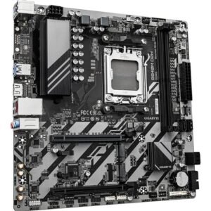 Gigabyte B840M D2H Motherboard - AMD Ryzen 9000 CPUs, 5+2+2 Phases VRM, up to 7600MHz DDR5, 1xPCIe 4.0 + 1xPCIe 3.0 M.2, 2.5GbE LAN, USB 3.2 Gen 1
