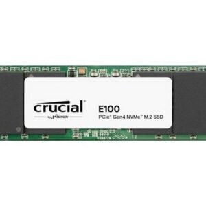 Crucial E100 SSD NVMe 480GB M.2 2280 PCIe ad alte prestazioni con velocità elevate e affidabilità superiore per PC desktop e notebook-
