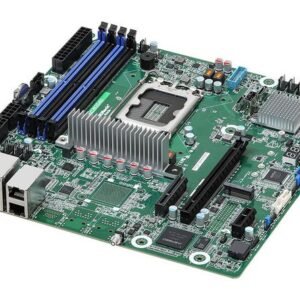 Asrock Server Motherboard Micro-ATX 9.6''x9.6'' - Socket V1 LGA1700, Supporto Intel Xeon 6300, Xeon E-2400 e Pentium Gold G7400/G7400T, DDR5 ECC, PCIe, SATA