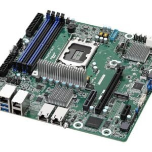Asrock Micro-ATX LGA1700 Scheda Madre Server con Supporto Intel Xeon 6300, Xeon E-2400 e Pentium Gold G7400, DDR5 ECC, PCIe, SATA e Alte Prestazioni