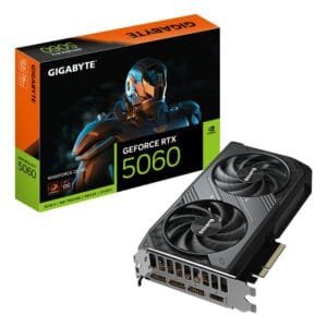 Gigabyte RTX 5060 WINDFORCE OC scheda grafica 8GB GDDR7 PCIe 5.0 raffreddamento WINDFORCE 2X