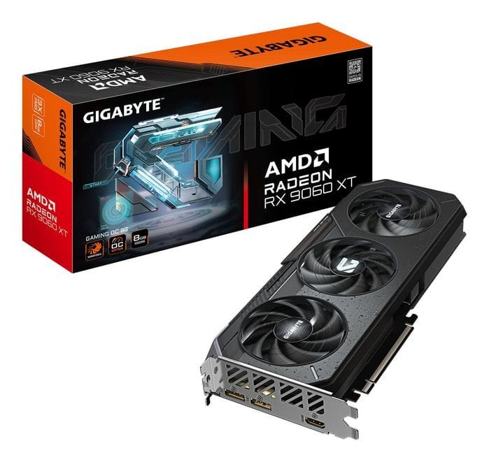 Gigabyte RX 9060 XT GAMING OC scheda grafica 8GB GDDR6 PCIe 5.0 raffreddamento WINDFORCE 3X