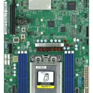 Supermicro SP6 Server Board – Supporto CPU AMD EPYC 8004, Fino a 576GB ECC RDIMM DDR5-4800, 6 Slot DIMM, Prestazioni Avanzate per Data Center e Applicazioni Professionali