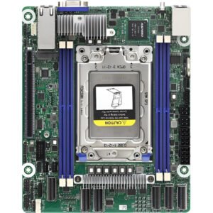 Asrock EPYC Mini-ITX scheda madre server socket SP3 per AMD EPYC 7003/7002, 4 DDR4 ECC fino a 256 GB, PCIe Gen4, SATA, dual LAN Intel/Realtek e gestione remota AST2500