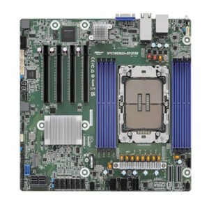 Asrock C741 Server scheda madre micro ATX LGA4677 con DDR5 fino a 2TB, PCIe 5.0, LAN 10GbE, IPMI AST2600 e 9 porte SATA III
