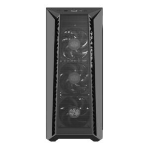 CABINET Cooler Master MasterBox 520 Mesh Blackout Edition ATX Mid Tower, Vetro Temperato, 3 Ventole SickleFlow incluse, USB-C