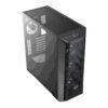 Cabinet Cooler Master MasterBox 520 Mesh Blackout Edition Mid Tower ATX con vetro temperato e 3 ventole SickleFlow incluse