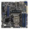 ASUS Micro-ATX LGA1200 Server Board - Intel C252, Supporto Xeon E-2300 fino a 95W, 128GB DDR4 UDIMM, 6x SATA 6Gb/s, Affidabilità Professionale