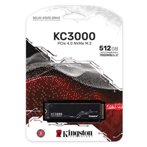 Kingston KC3000 512GB M.2 2280 NVMe PCIe 4.0 SSD – Prestazioni elevate per gaming e workstation-SKC3000S/512G-E - immagine 2