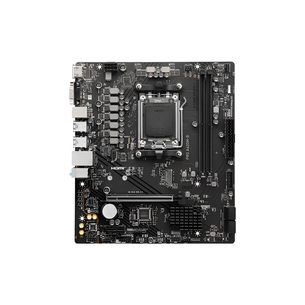 MSI PRO A620M-B scheda madre Micro-ATX AM5 DDR5 128GB con HDMI, VGA, SATA III e LAN 2.5G