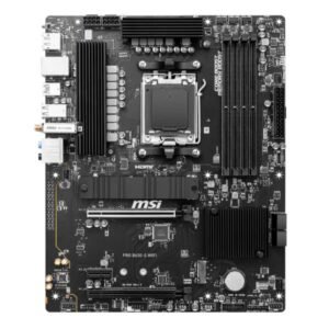 MOTHERBOARD - MSI PRO B650-S WIFI ATX per Socket AM5, Supporto AMD Ryzen Serie 7000/8000, DDR5 fino a 7600MHz, PCIe 5.0, M.2 NVMe, 2.5GbE LAN, Wi-Fi 6E, USB 3.2 Gen 2x2, HDMI/DisplayPort, BIOS Flashback